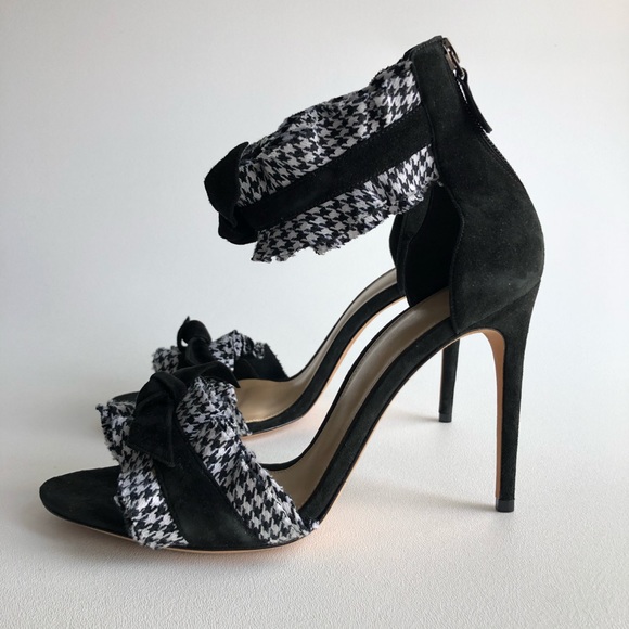 NEW Alexandre Birman Clarita Black Gingham Sandals - Picture 3 of 8